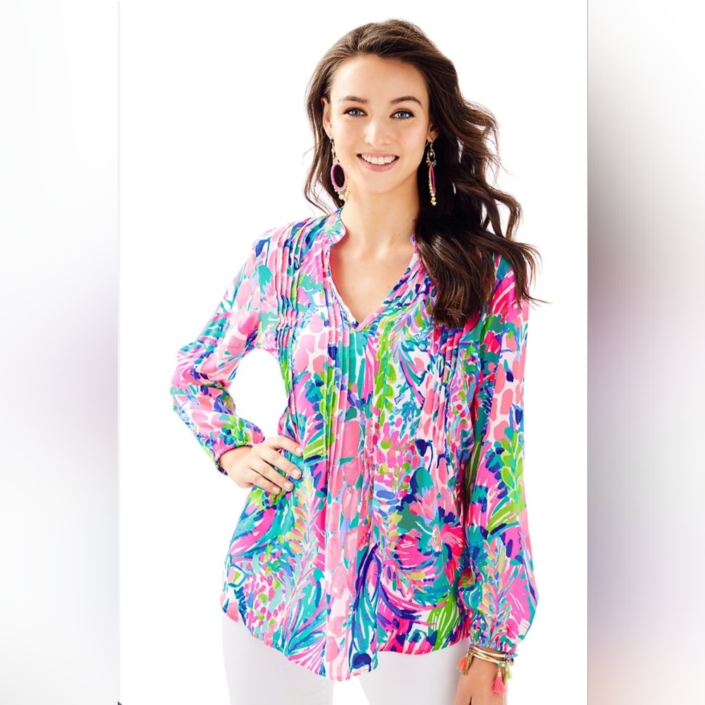Lilly Pulitzer Gumbo Limbo tunic top